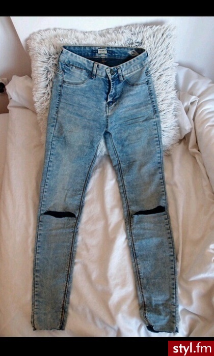 Jeansy Spodnie Moda