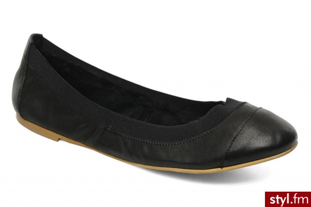 Georgia Rose BALERINKI LULA BY (Czarny) - Balerinki Buty Moda
