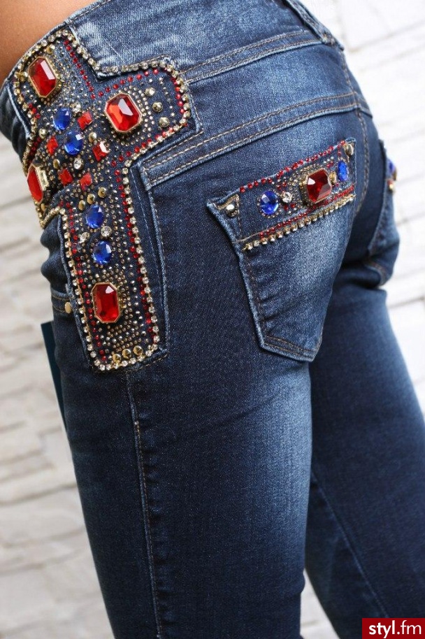 Jeansy Spodnie Moda