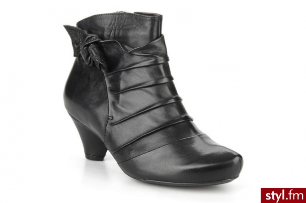 Clarks PÓŁBUTY I BOTKI KRISTA AZURE BY CLARKS (Czarny) - Botki Buty Moda