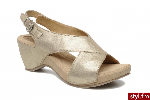 Khrio Sandały Mul by (złoty) - Sandały Buty Moda