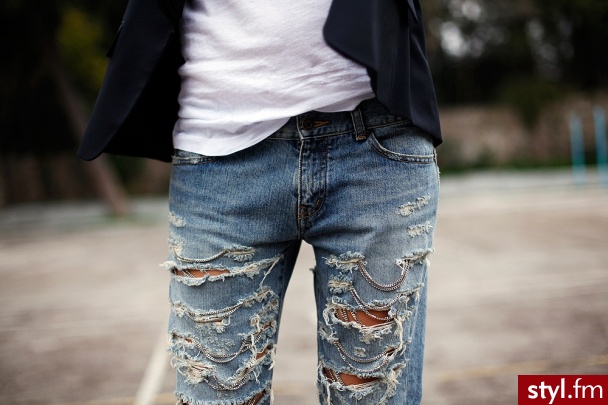 Jeansy Spodnie Moda