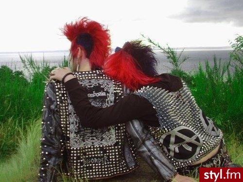 Punk Rock Alternatywne Średnie Fryzury