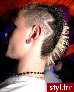 Punk Rock Alternatywne Średnie Fryzury