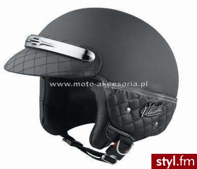 Velocette Kask Classica Iii Czarnyczarna Skóra - Pozostałe Buty Moda