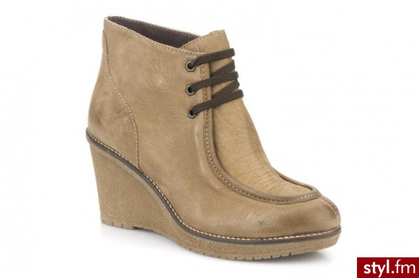 Jonak PÓŁBUTY I BOTKI GLIPS BY JONAK (Beżowy) - Botki Buty Moda