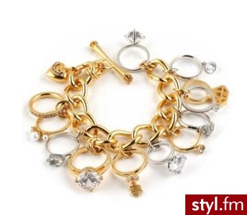 Bransoletka... prawie zaręczynowa ;) Juicy Couture. Wykonana z 14 - karatowego złota. Cena: $118 - Pozostałe Dodatki Moda
