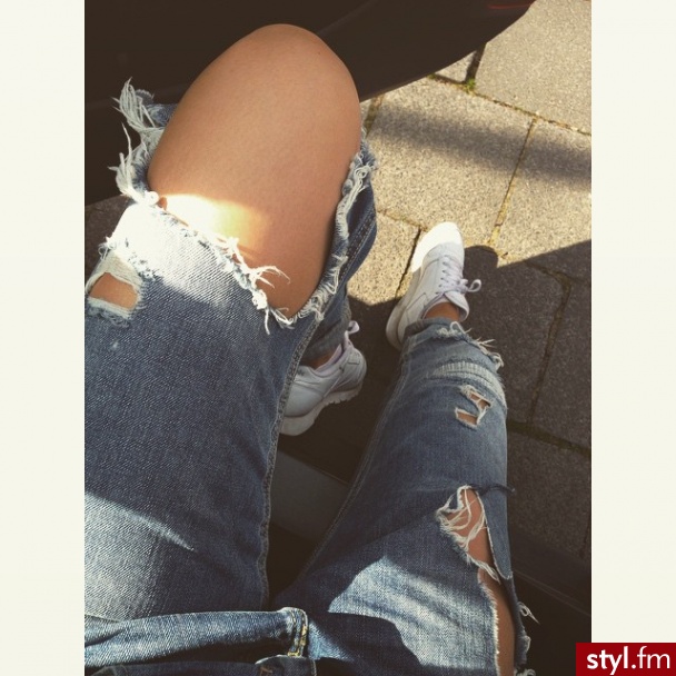 Jeansy Spodnie Moda