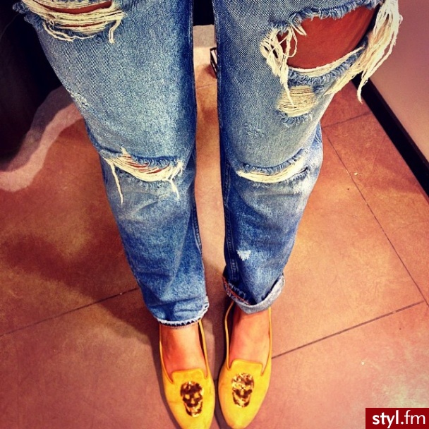 Jeansy Spodnie Moda