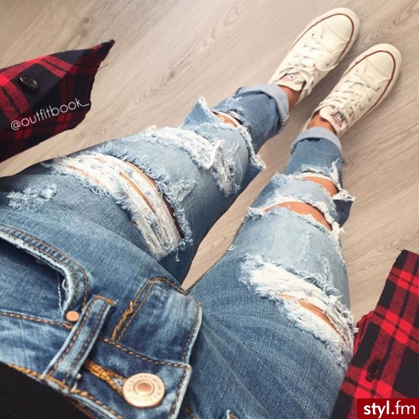 Jeansy Spodnie Moda