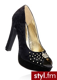Bonprix Czółenka czarny 972794_24610 - Czółenka Buty Moda