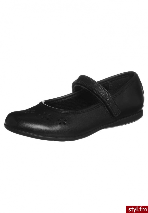 Clarks DANCE FLOWER Baleriny z zapięciem czarny - Balerinki Buty Moda