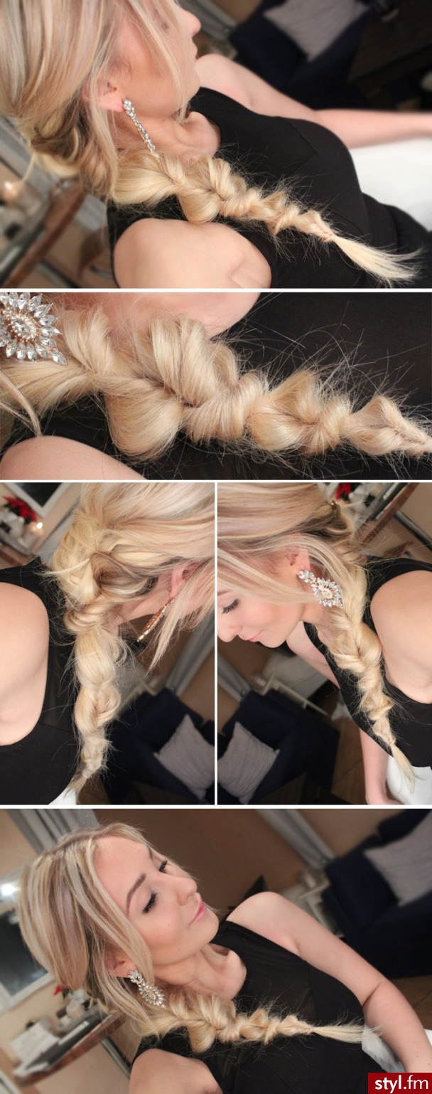 Blond Upięcie Proste Na co dzień Długie Fryzury