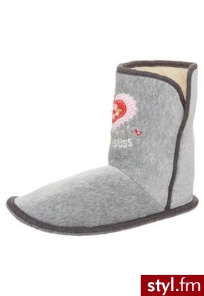 Adelheid zUCKERSÜSS Kapcie szary (11230913523) - Pozostałe Buty Moda