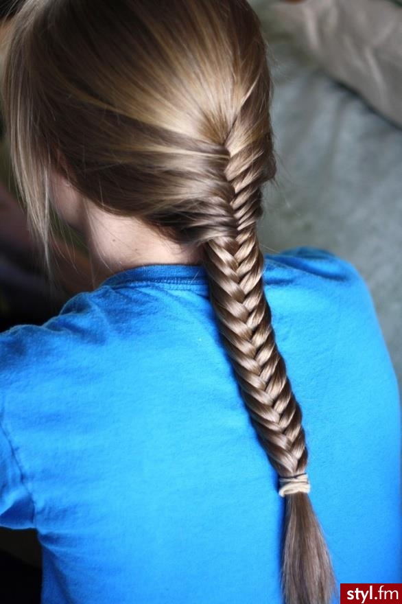 Blond Rozpuszczone Proste Na co dzień Średnie Fryzury