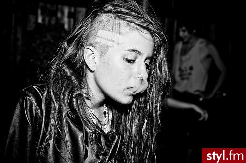 Punk Rock Alternatywne Średnie Fryzury