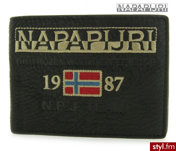 NAPAPIJRI REISA WALLET WITH C/C + COIN POCKET BLACK - Portfele i etui Dodatki Moda