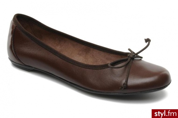 Valensi BALERINKI VEGA BY VALENSI (Szary) - Balerinki Buty Moda