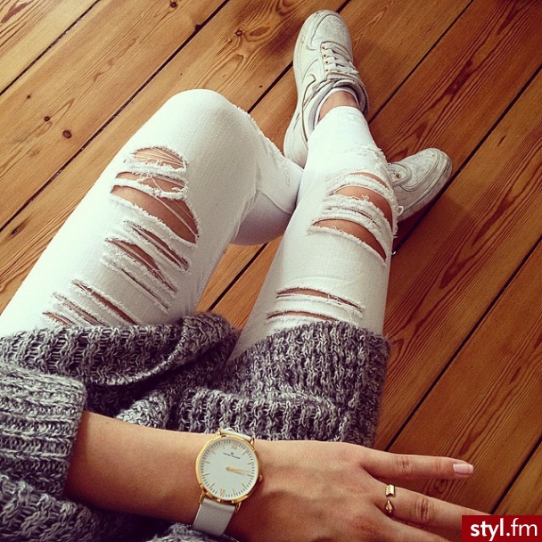 Jeansy Spodnie Moda