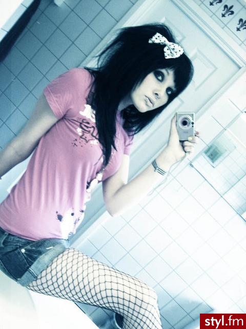 EMO Alternatywne Średnie Fryzury