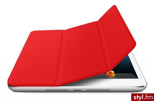 Apple iPad mini Smart Cover Czerwone (MD828ZM/A) - Portfele i etui Dodatki Moda