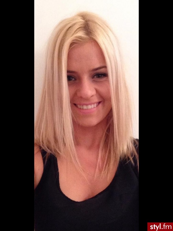 Blond Rozpuszczone Proste Na co dzień Średnie Fryzury