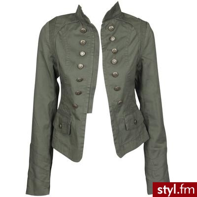 Drill Military Jacket - Don't Ask Amanda - Polyvore. Pobrano ze strony: http://www.polyvore.com/drill_military_jacket/thing?id=19866115 - Pozostałe Ciuchy Moda