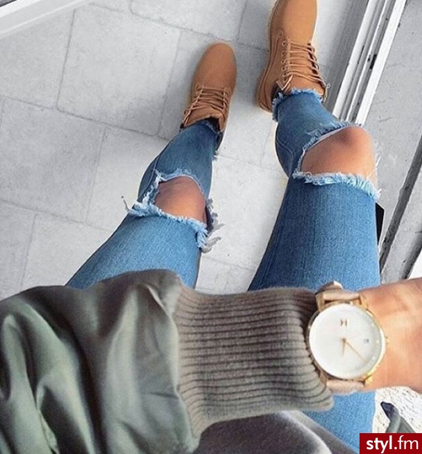 Jeansy Spodnie Moda