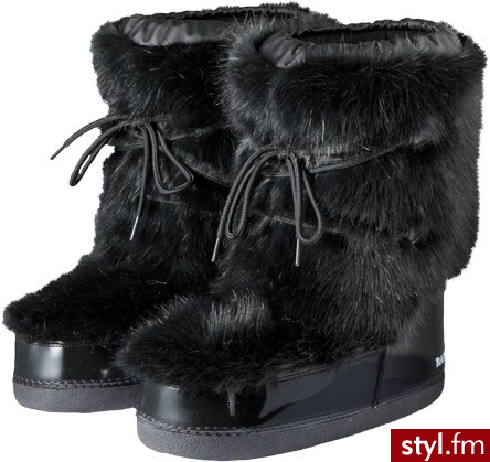 Barts buty Fur Boots - futrzaki czarne - Pozostałe Buty Moda