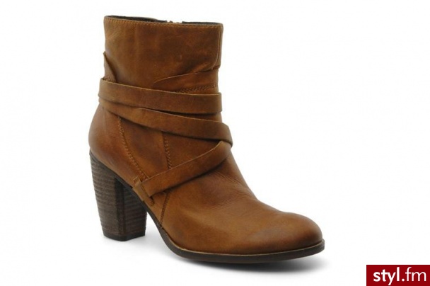 SPM PÓŁBUTY I BOTKI SHER BY SPM (Brązowy) - Botki Buty Moda