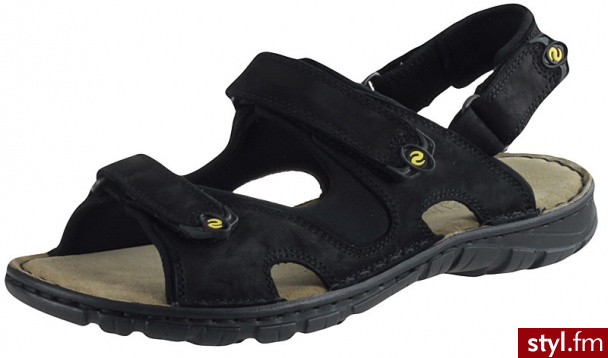 Lesta Sandały 1133 Czarne - Sandały Buty Moda