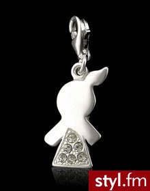 Jubiler zawieszka do bransoletki Japanese srebro swarovski - Bransoletki Biżuteria Moda