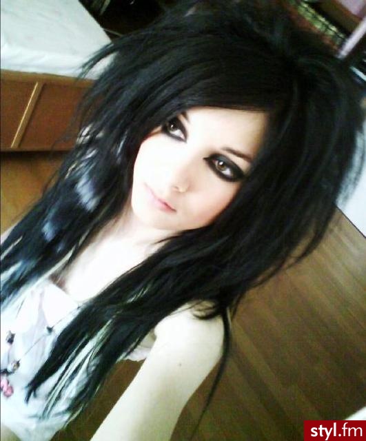 EMO Alternatywne Średnie Fryzury