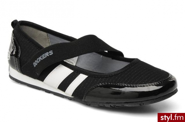 Dockers Balerinki Camille (Czarny) - Balerinki Buty Moda