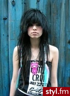 EMO Alternatywne Średnie Fryzury