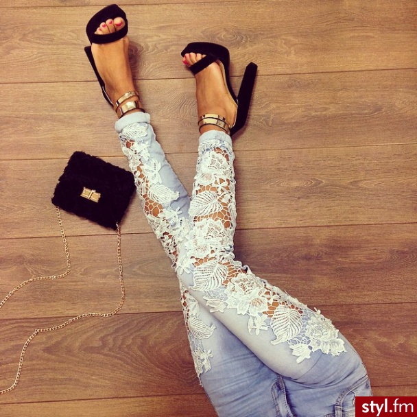 Jeansy Spodnie Moda