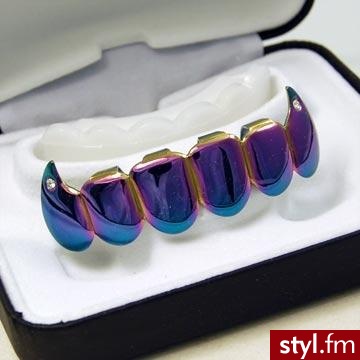 grillz w kolorze tęczy - 19 euro - Pozostałe Dodatki Moda