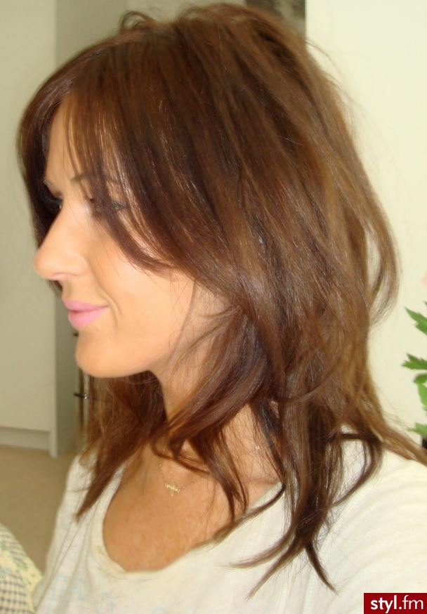Średnie Fryzury