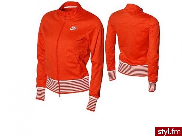 Pomarańczowa bluza firmy Nike - Pozostałe Ciuchy Moda