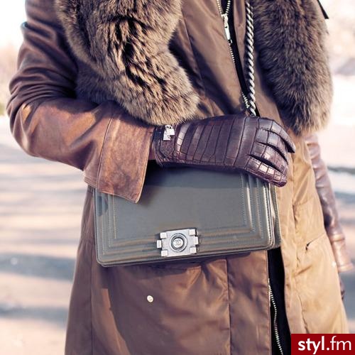 Rękawiczki Dodatki Moda