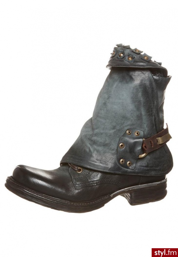 AirStep Botki kowbojki i motocyklowe niebieski (717206-8510) - Botki Buty Moda