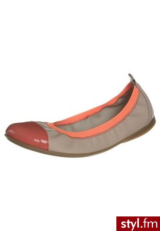 HIRICA YCARE Baleriny pomarańczowy - Balerinki Buty Moda