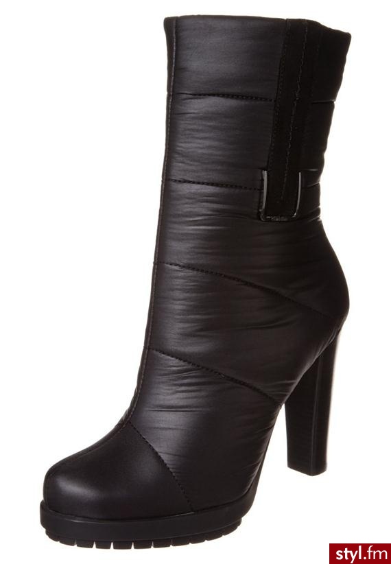 CK Calvin Klein ADORA Botki na obcasie czarny (N11236) - Botki Buty Moda