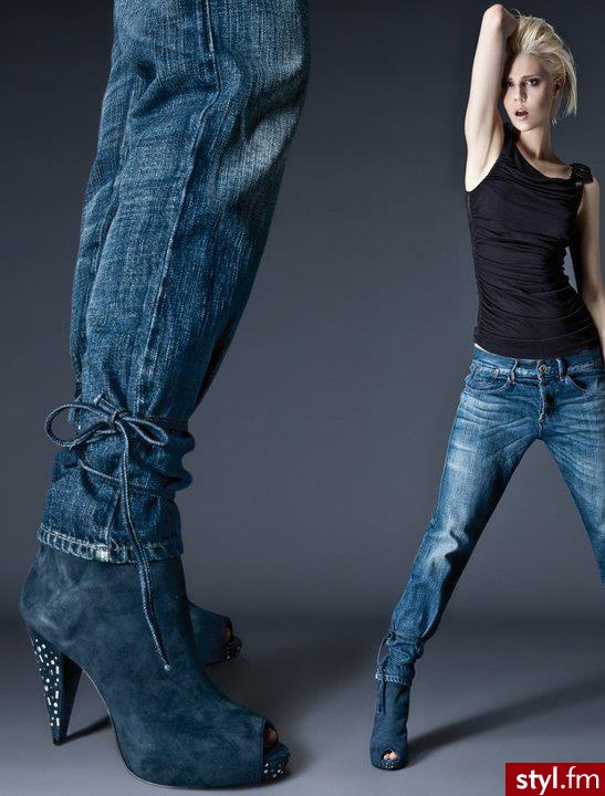 Jeansy Spodnie Moda