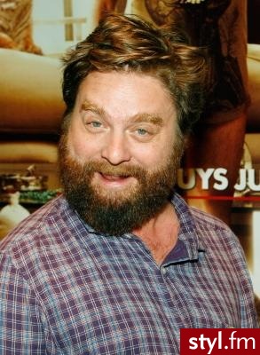 Zach Galifianakis - Średnie Męskie Fryzury