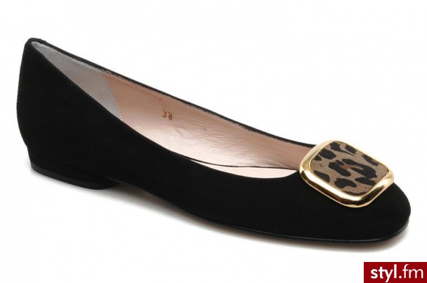 Georgia Rose BALERINKI MAGLORY BY GEORGIA ROSE (Czarny) - Balerinki Buty Moda