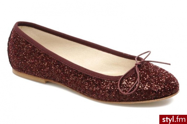 Anniel BALERINKI JOANA BY ANNIEL (Bordowy) - Balerinki Buty Moda