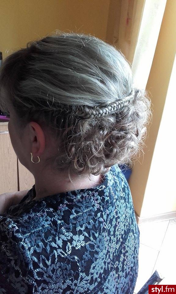 Blond Upięcie Kręcone Wieczorowe Długie Fryzury