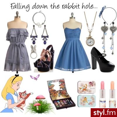 alice in wonderland - Pozostałe Sukienki Moda