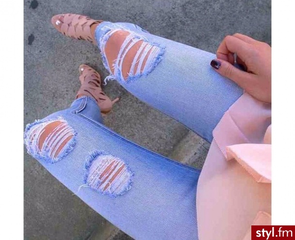 Jeansy Spodnie Moda